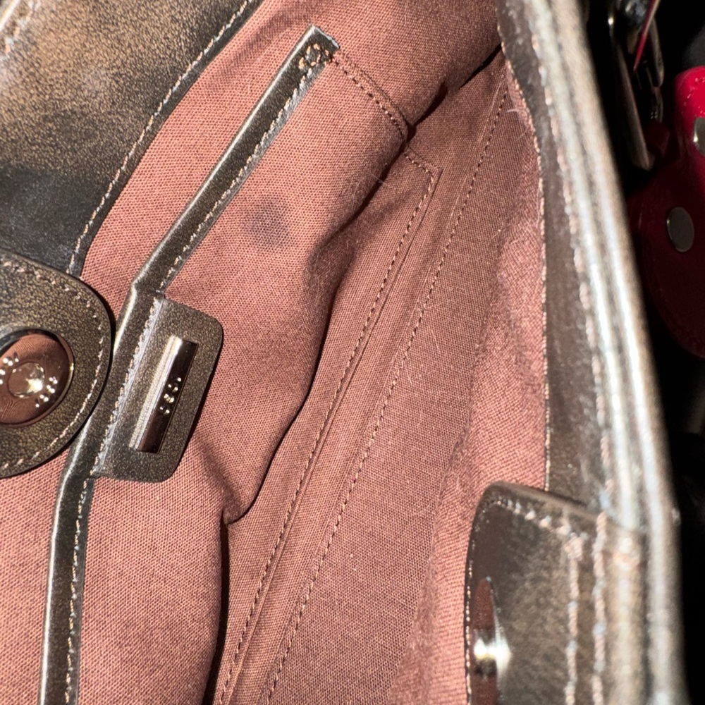 OSOI SHOULDER BROCLE MINI BAG [STAIN BROWN] - Picture 4 of 7